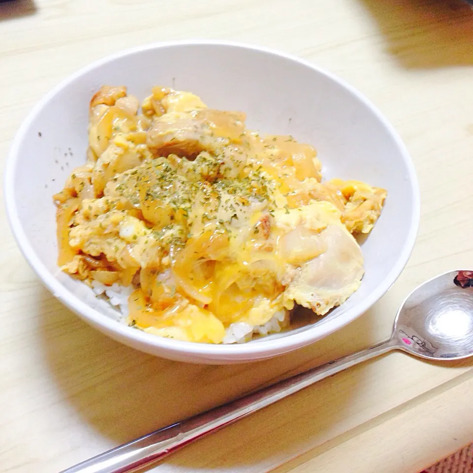 Snapdishの料理写真:めんつゆで簡単親子丼|ありささん