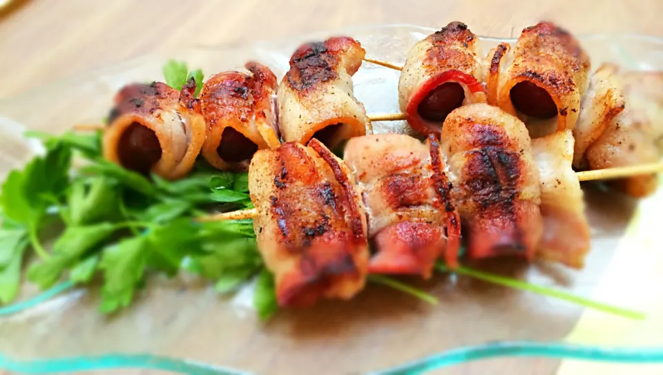 Bacon wrapped cherry|Akiko Nishimaeさん