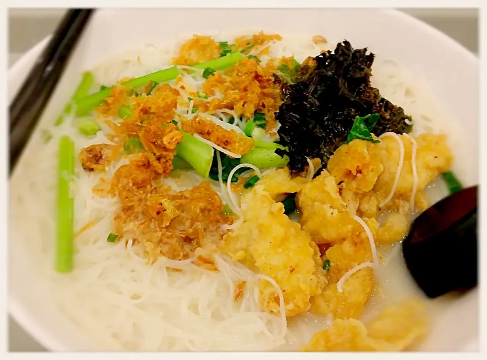 fried fish & bee hoon soup...|princessjoさん