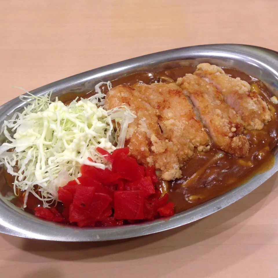 チャンカレのフライドチキンカレー＆チーズトッピング|chacoさん