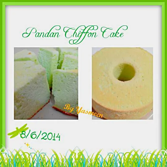 Pandan Chiffon Cake|Homemade dishさん