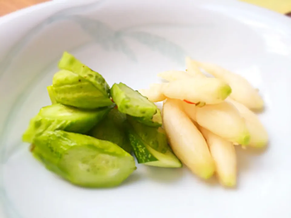 Pickled cucumber and radish|Akiko Nishimaeさん