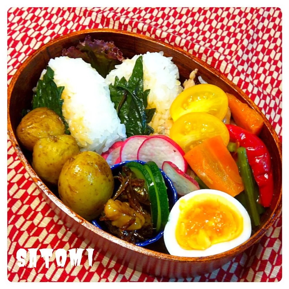 Snapdishの料理写真:自分弁当|さとみ (satomi_foodart)さん