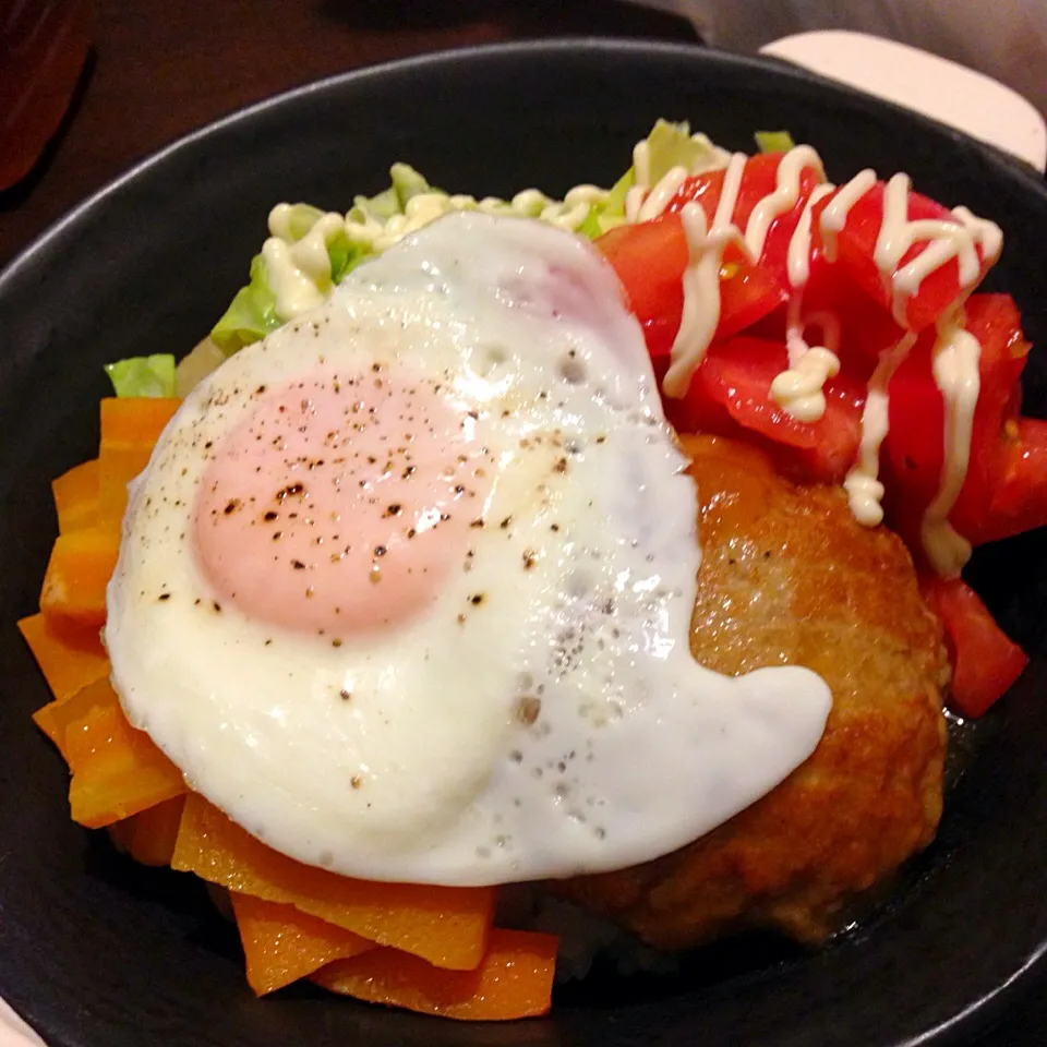 ロコモコ丼(#^.^#)|よーさん