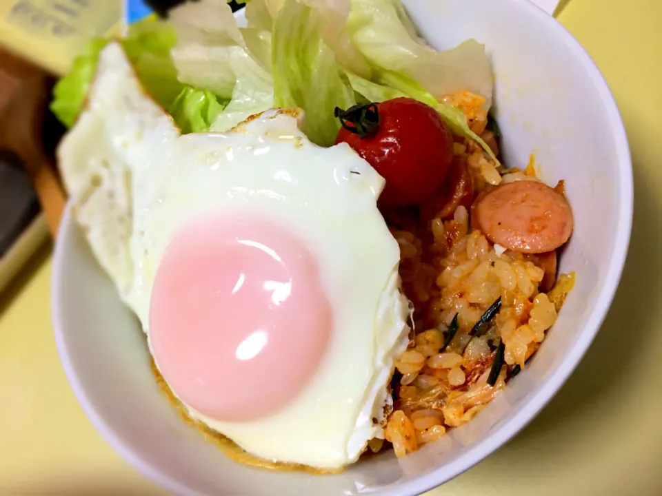 Snapdishの料理写真:キムチねぎ丼|はるさん