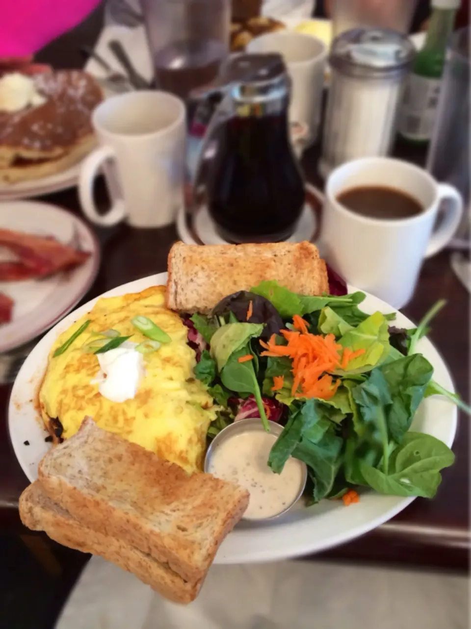 Chilli Omelette and Green Salad|Natashaさん