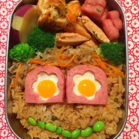 Snapdishの料理写真:6/10 男子高校生 ニヤリ弁当