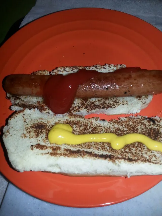 Jack's hotdog.  just mUstard and ketchup! !|Polly Gelfusoさん