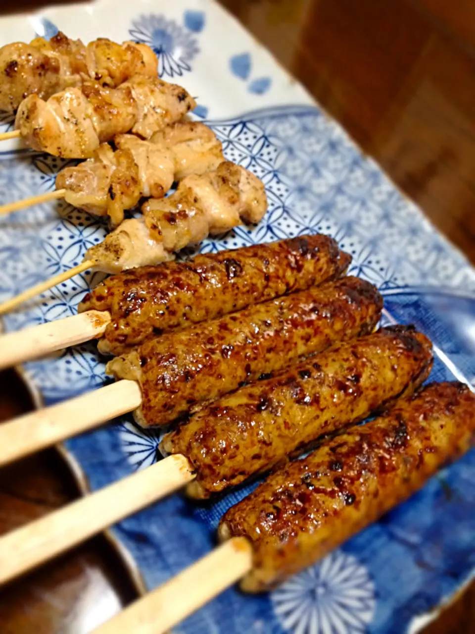 つくねとカシワ串|みつなち☆さん