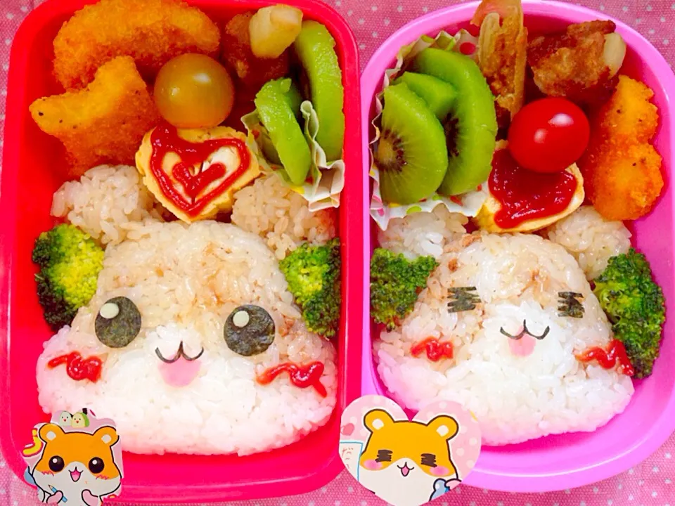 Lunch box☆Hamster🐹塗り絵のﾊﾑｽﾀｰ|🌈Ami🍻さん