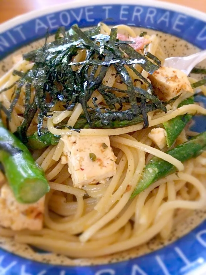 兵四郎のアゴだしを使った和風パスタ|Lizさん