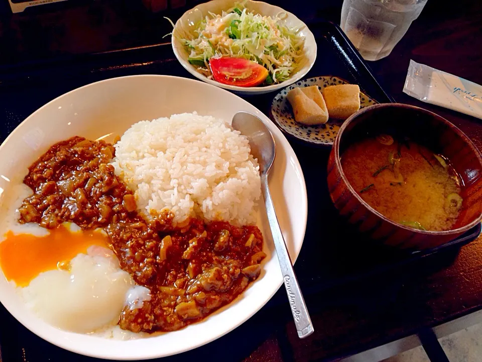 くりはら食堂 キーマカレーランチ|柴崎なほみさん