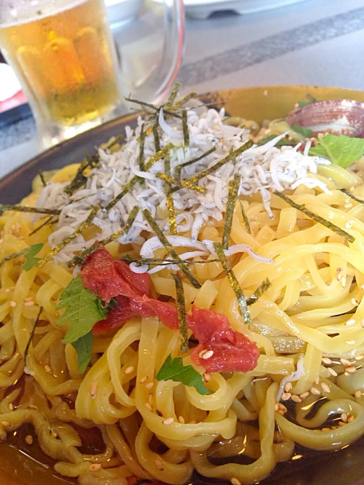 江ノ島でシラスと梅の和風冷やしラーメン(^-^)|アイさん