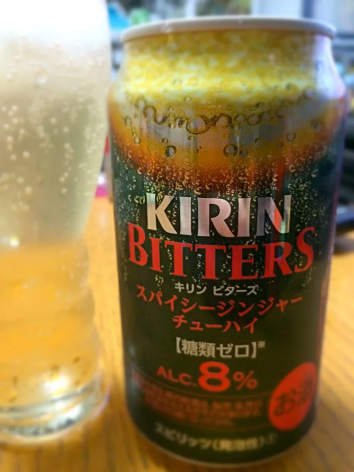 今日の新酒。キリン ビターズ スパイシージンジャー チューハイ。ビターさはあるんだけど炭酸感がもう一息かなぁ。|土屋幸治さん