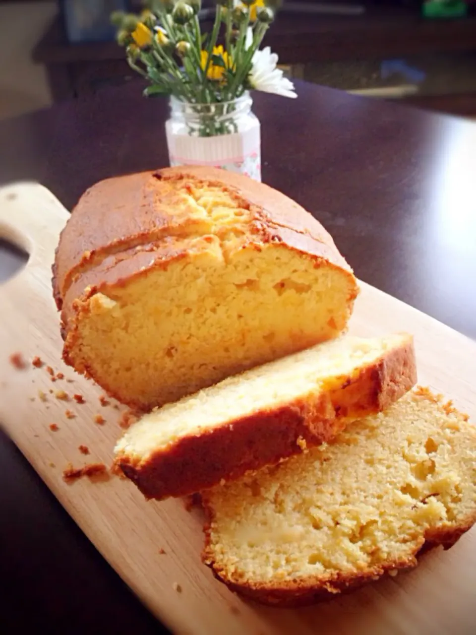 Gouda Cheese + Cheddar Cheese Pound Cake|YvoMiwaさん