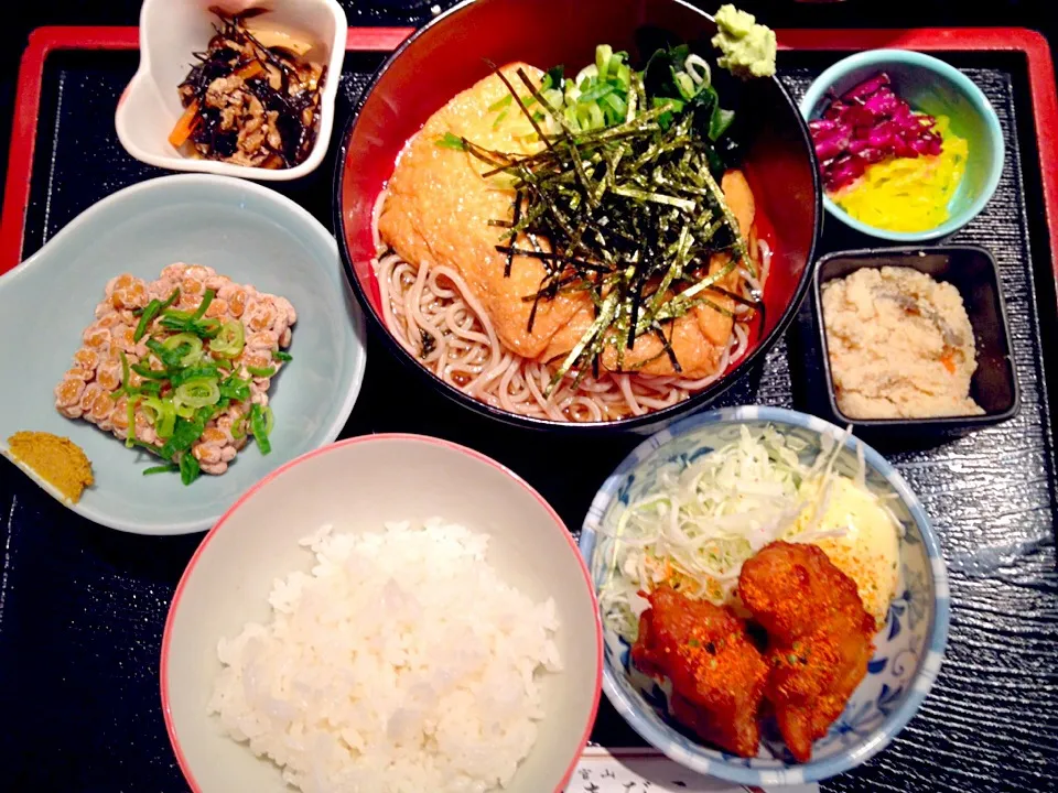 きつね蕎麦定食|yさん