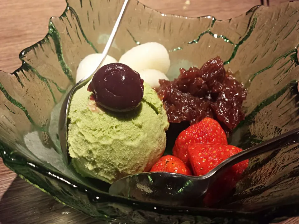 #greentea #icecream #dessert|Yvonne C.さん