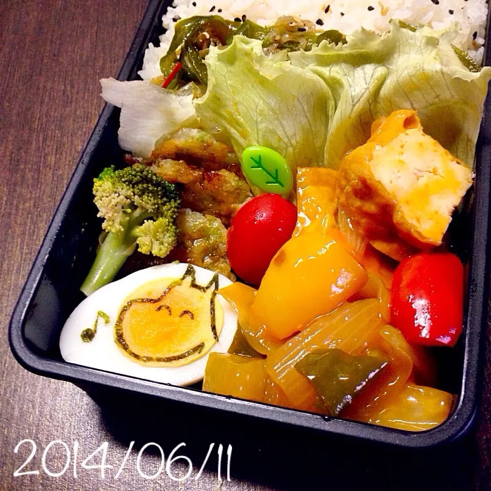 Snapdishの料理写真:にこにこムーミン弁当(´ ω。 `)|ふくろう女子さん