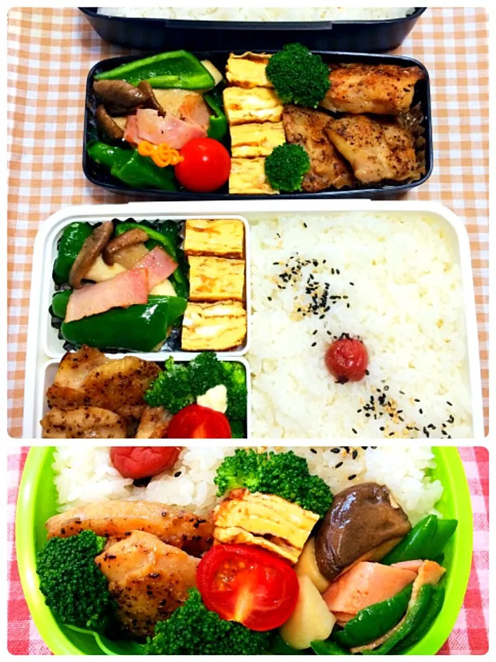 今日の３個弁当〜2014.6.11|こんぺいとうさん