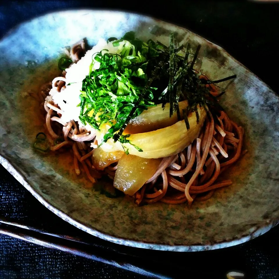 翡翠茄子おろし蕎麦♪♪|みき🍴さん