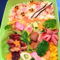 Snapdishの料理写真:Homemade: My husband's Lunch Box! 大変だったわ〜笑|Kate Lucasさん