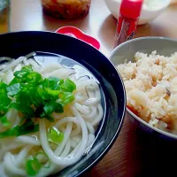 素うどん､鳥五目飯|正木伶果さん