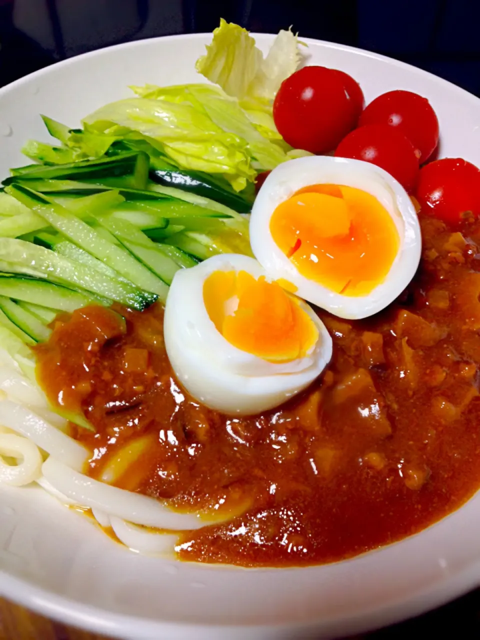 暑いので野菜たっぷりジャージャー麺(人●´ω｀●)|BlackBirdさん