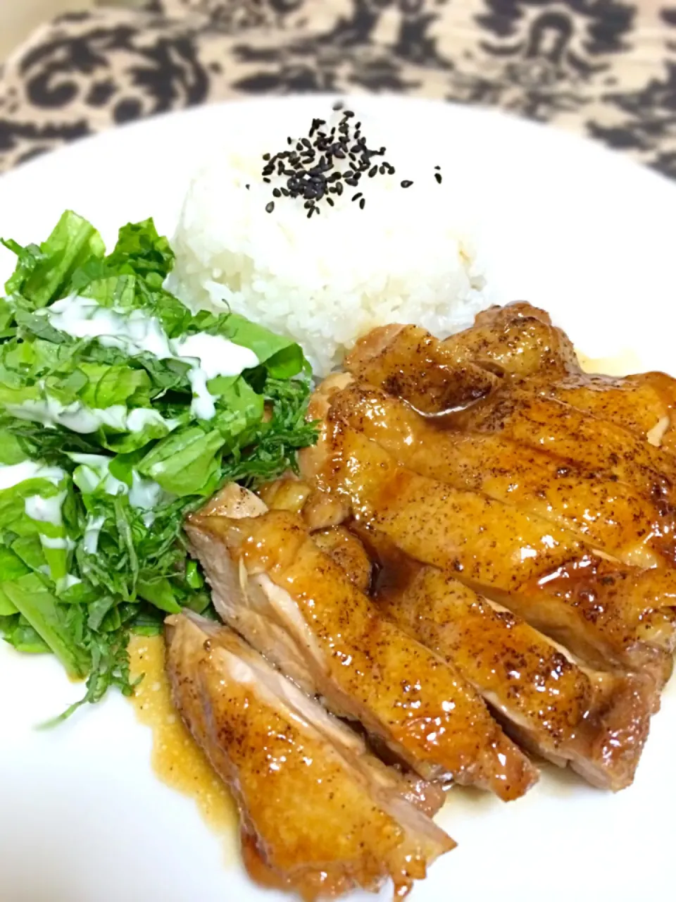 照り焼きチキン|くらげさん