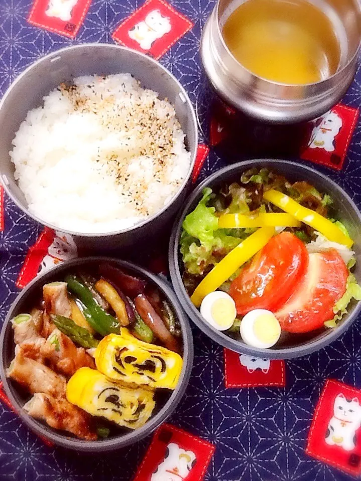 Snapdishの料理写真:6/12旦那弁🍱(*･ω･)(･ω･*)|さとう かおりさん