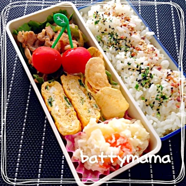 家族コラボ♡焼肉弁当〜☆battymamaのしあわせになるお弁当〜☆|ばってぃーまま＠♪さん