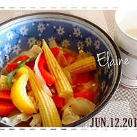 蔬菜湯（野菜スープ）、豆漿（豆乳）|Elaineさん