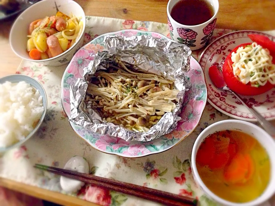 鮭ときのこの包み焼き♪|sho...✡*゜さん