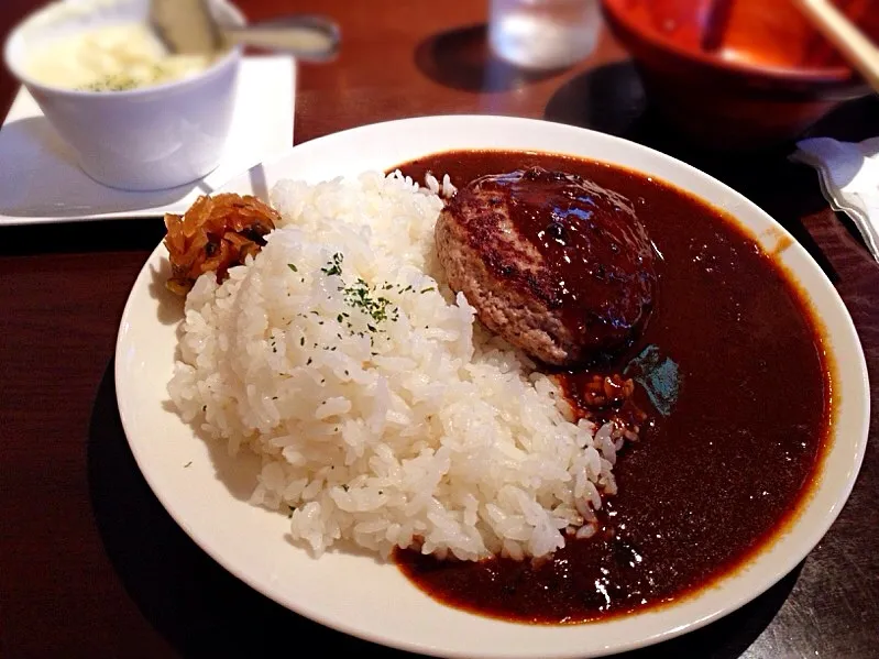 ハンバーグカレーとマッシュポテト|chan mitsuさん