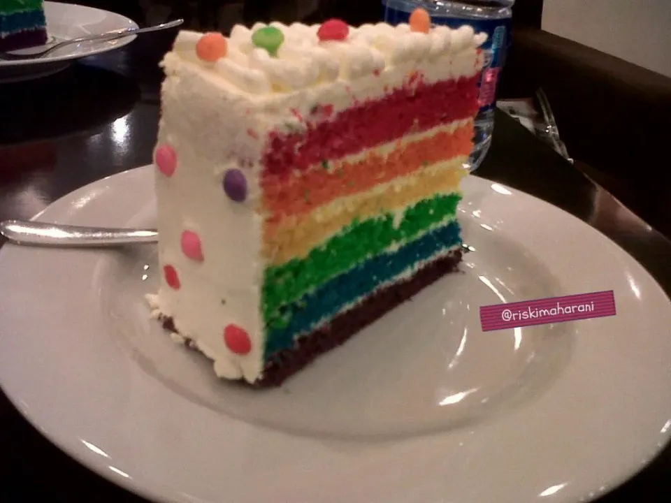 raindbow cake #cake #snack #dish #dessert|riskimaharaniさん