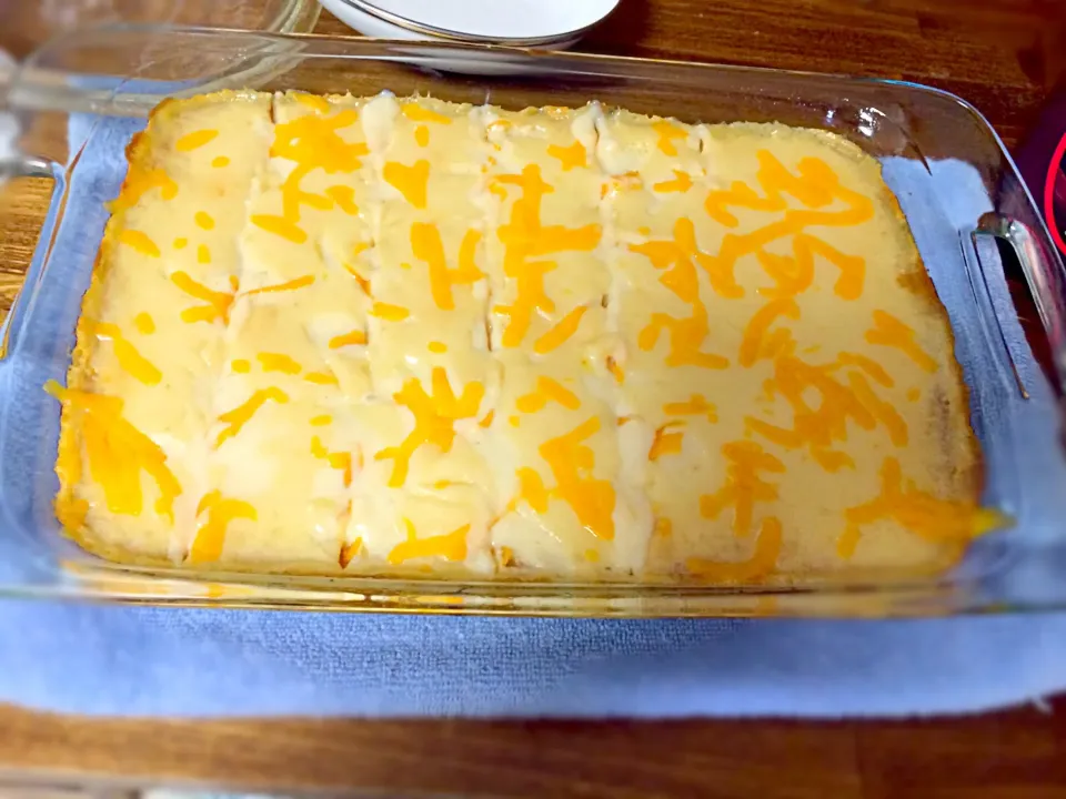 Cassava cake with cheese and cream|Lob Reaultboudさん