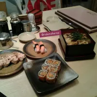 Snapdishの料理写真:#sushi #bento #dish #maindish #mentai #japannese #ocha|riskimaharaniさん