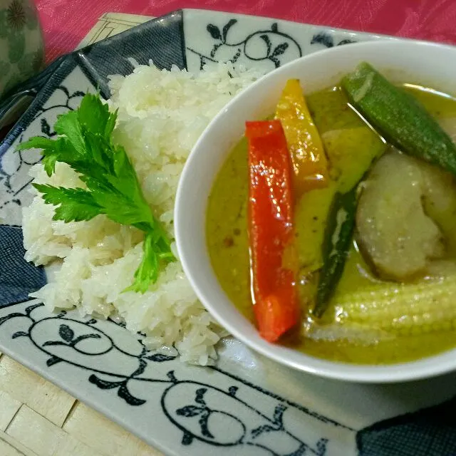 Thai style green curry|ふぃるまめんとさん