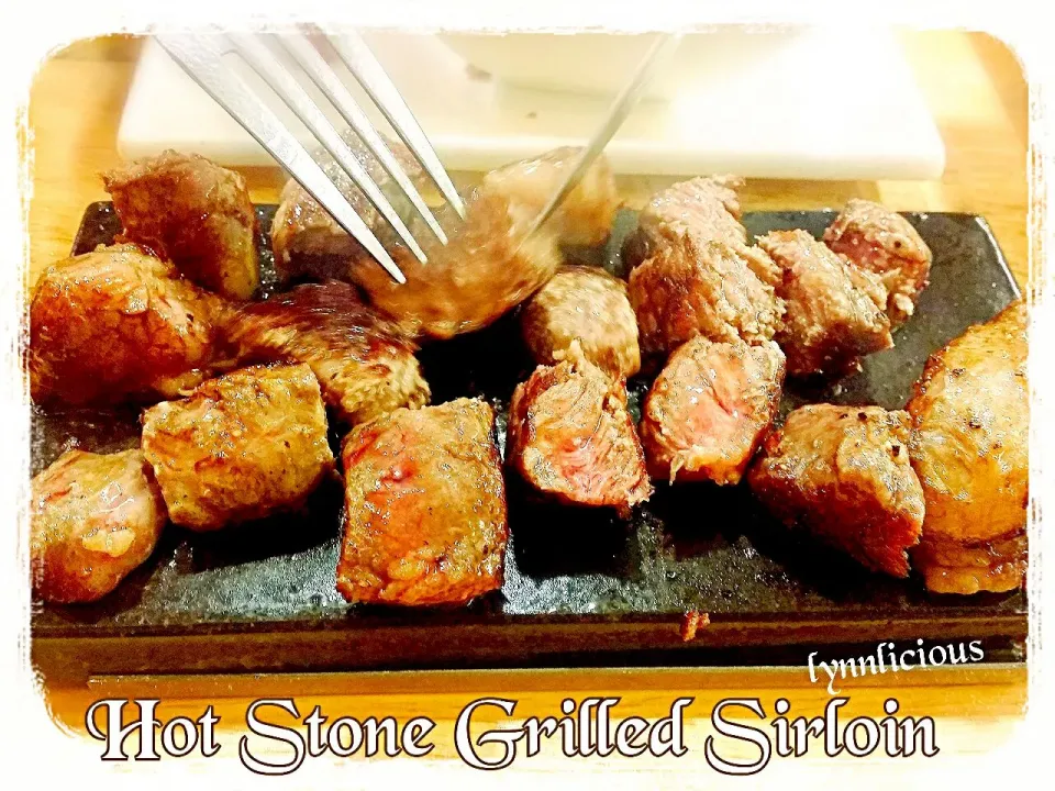 Snapdishの料理写真:Hot Stone Grilled Sirloin|🌷lynnlicious🌷さん