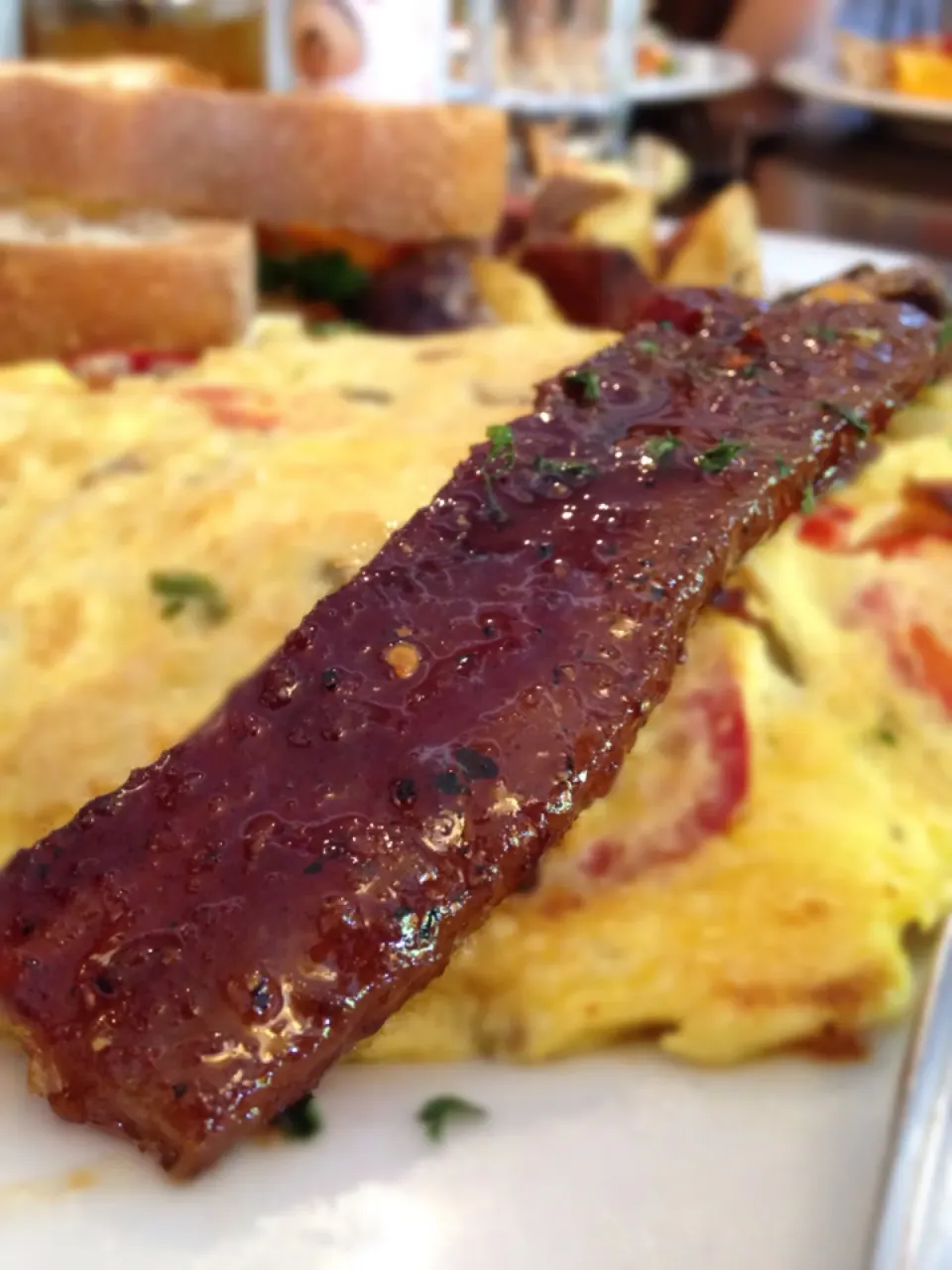 Snapdishの料理写真:Millionaires Bacon on Crab Omelet San Francisco|robert flickerさん