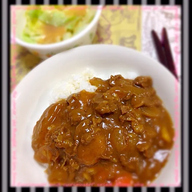 Snapdishの料理写真:お一人様カレー🍛|macco7さん