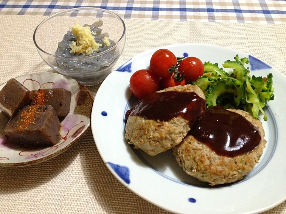 ゴボウ入りハンバーグ🍚|ユムユムさん