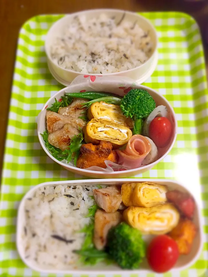 Snapdishの料理写真:JK楓と祈のお弁当6/12|よこたんさん