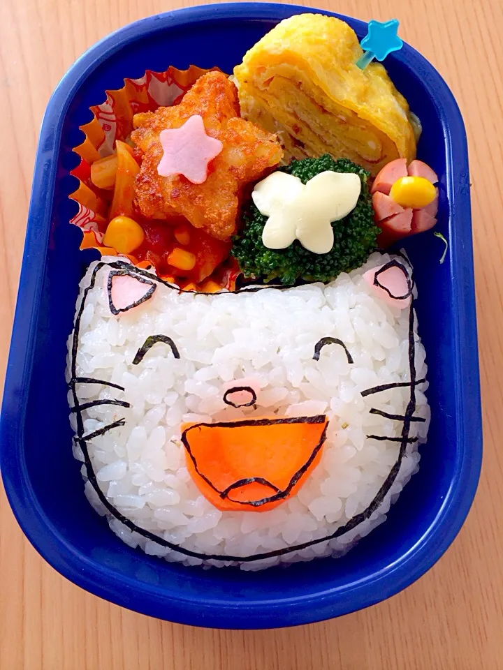 Snapdishの料理写真:幼稚園年少の息子に☆ノンタン弁当|＊shio＊さん