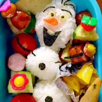 Snapdishの料理写真:オラフ弁当|りあママさん