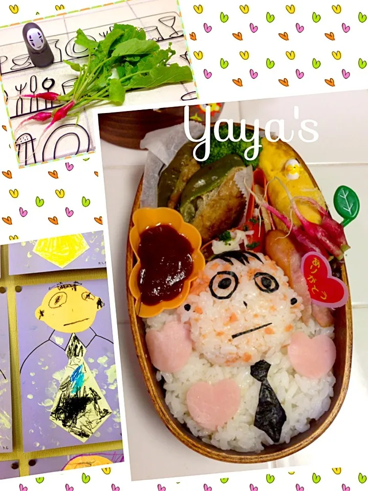 Snapdishの料理写真:父の日弁♡|yayaさん