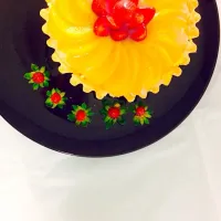 #pie #fruit #strawberry #peach #yummy #homemade|thea tamaraさん