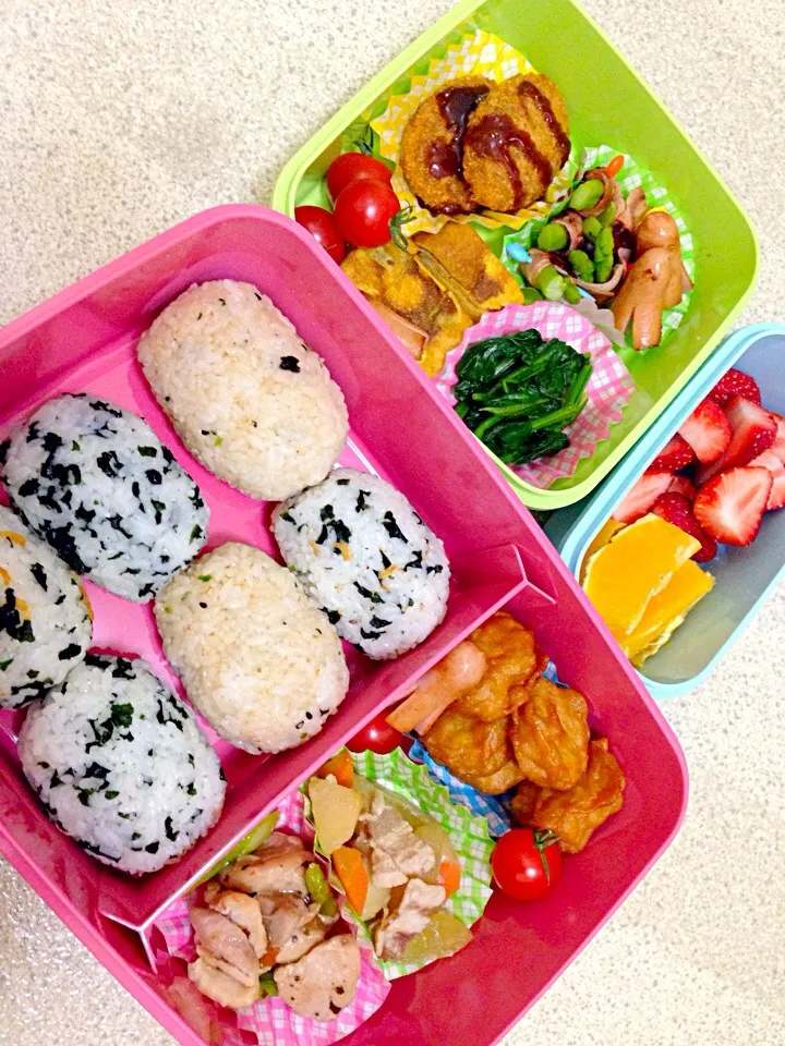 Snapdishの料理写真:ピクニック用‼︎お弁当♪|mewさん