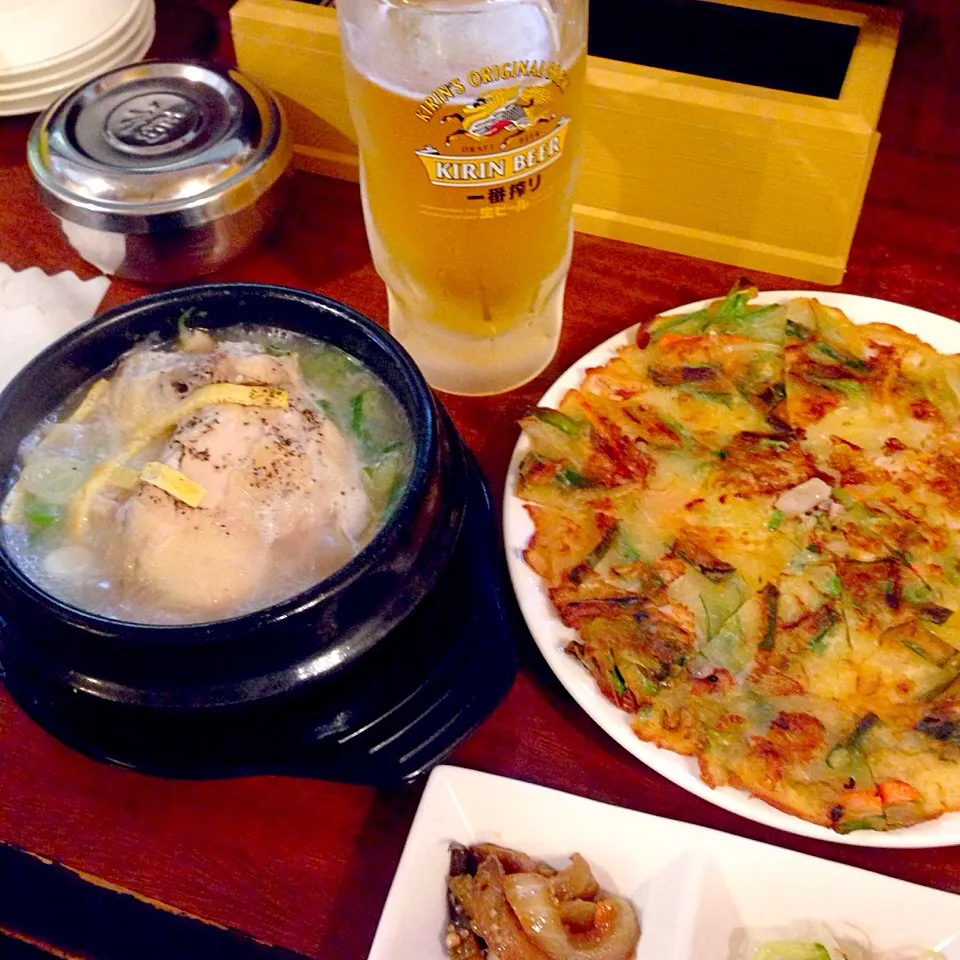 韓国料理で昼からビール失礼します♥|カナ☆デップさん