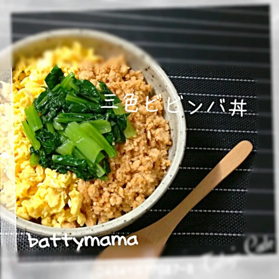 三色ビビンバ丼〜☆battymamaのおからレシピ〜☆|ばってぃーまま＠♪さん