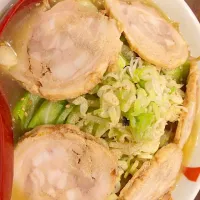 Snapdishの料理写真:塩野菜チャーシュー麺|千葉斉広さん